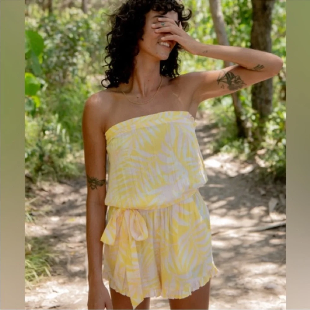 Billabong Tropical Flower Days Strapless Romper